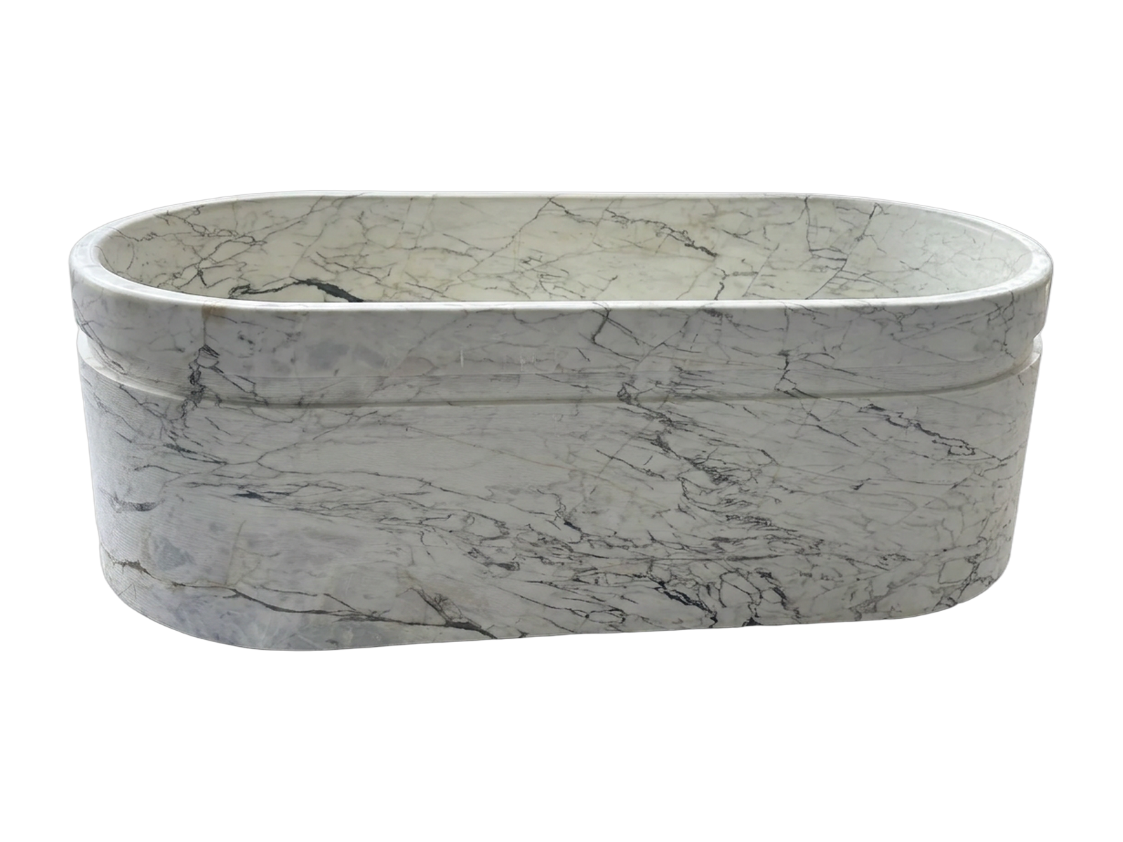 Panda White Marble Bathtub