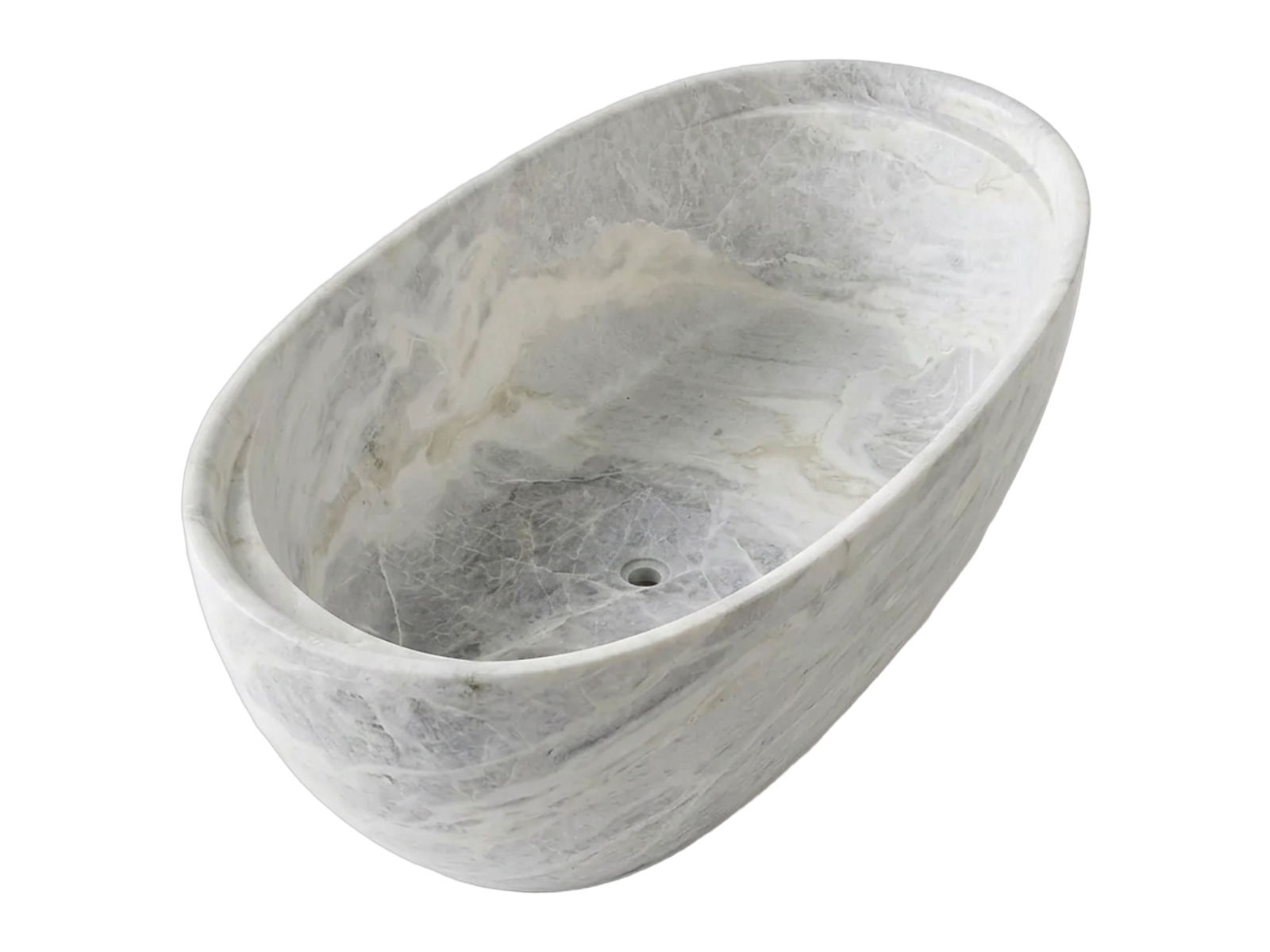 Elephant White Marble Bathtub