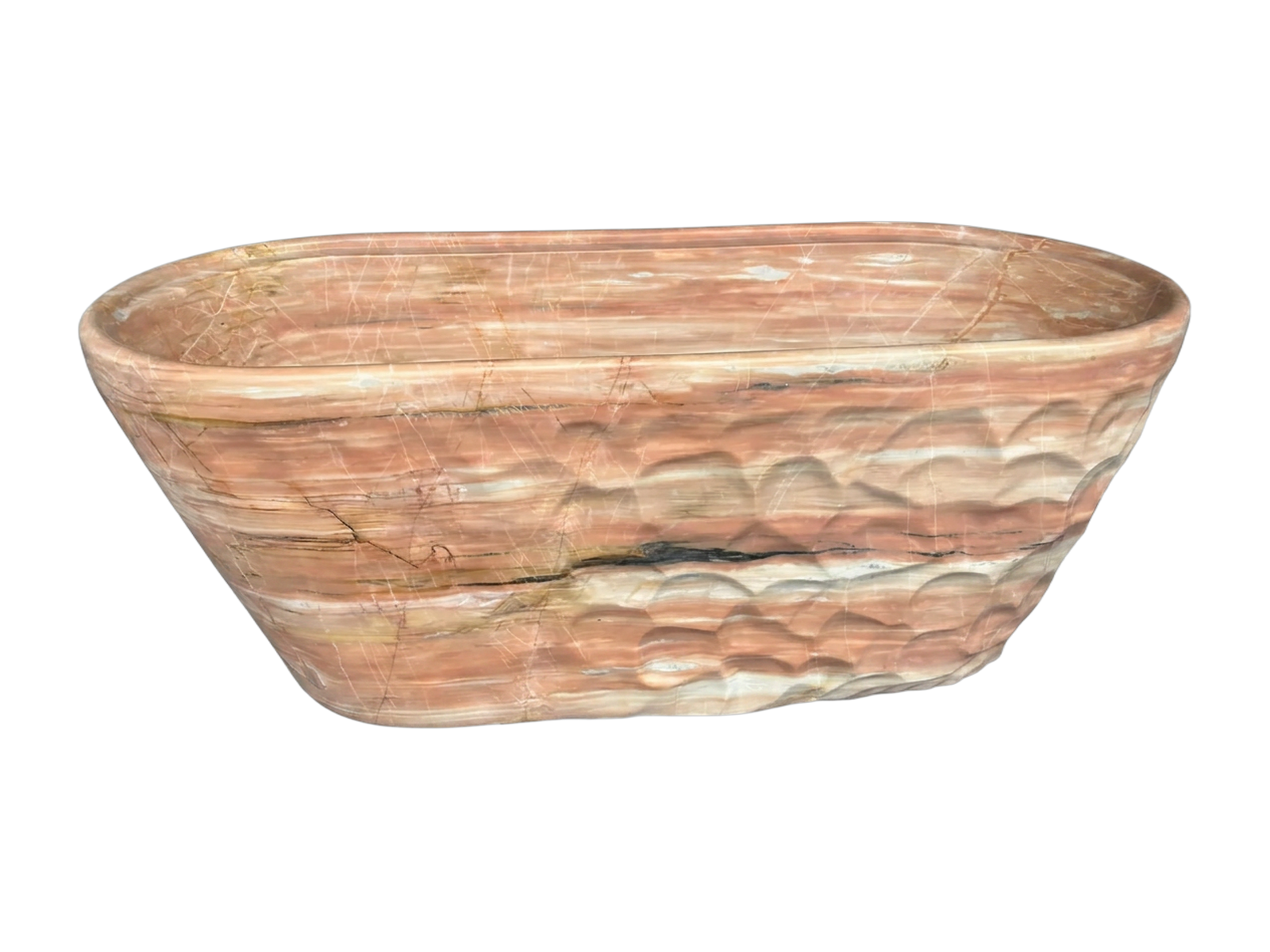 Pink Marble Bathtub