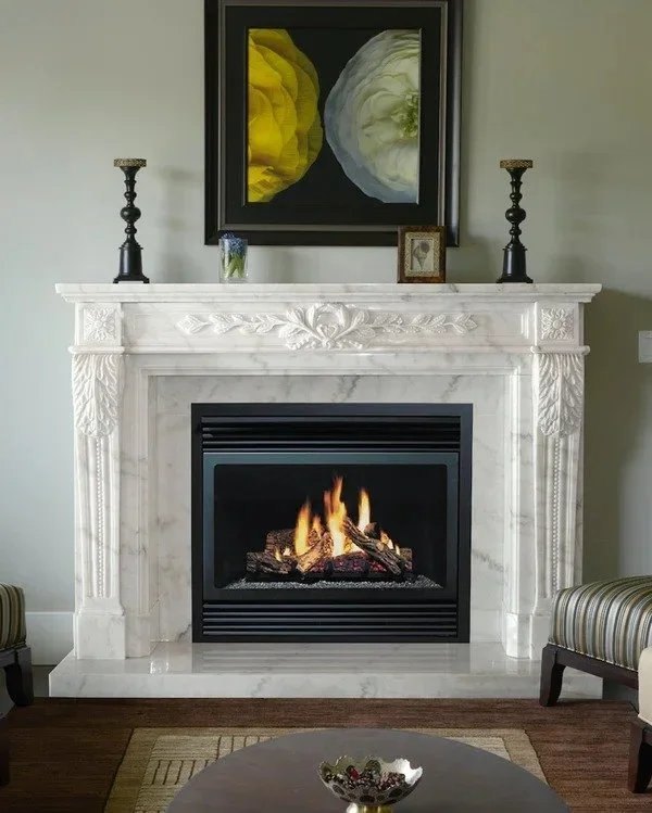 Fountainbleus Fireplace Mantel