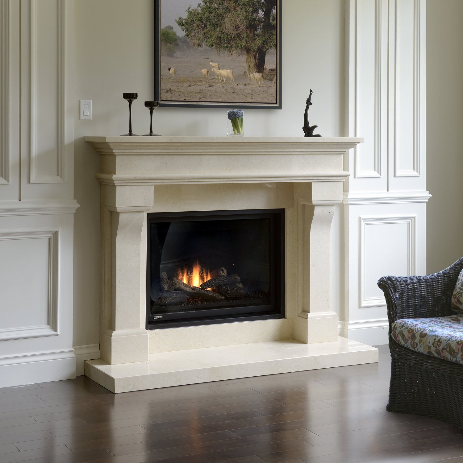 Lyon Fireplace Mantel