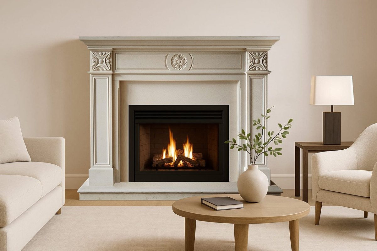 Queen Fireplace Mantel
